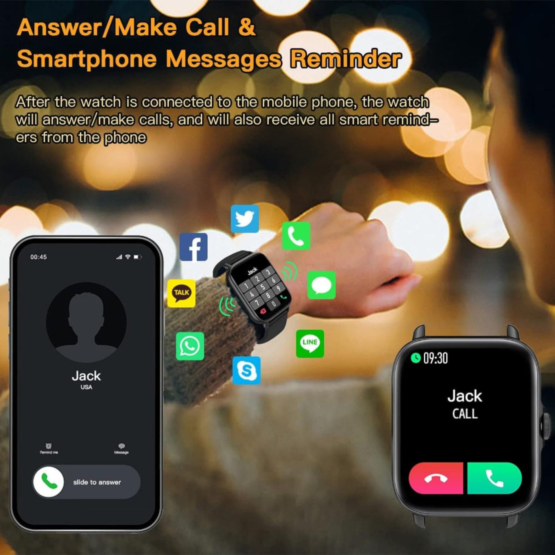 AK 96 Apple Smart Watch For Men And Women