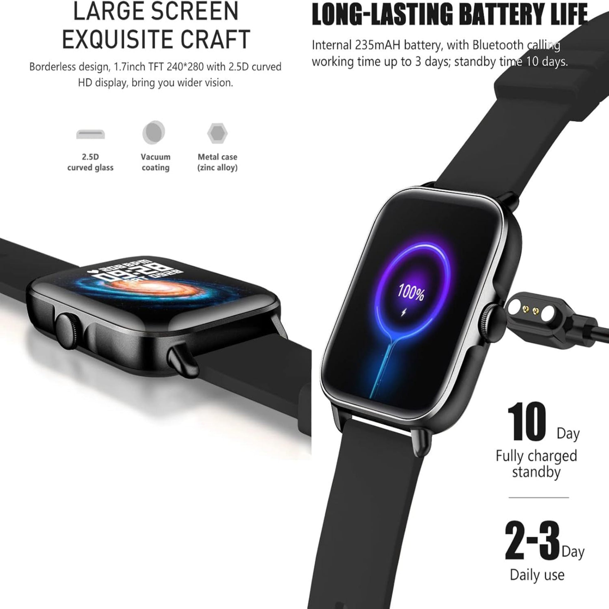 AK 96 Apple Smart Watch For Men And Women